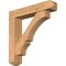 Ekena Millwork Balboa Craftsman Smooth Bracket w/ Offset Brace, Western Red Cedar, 7 1/2"W x 38"D x 38"H BKT0806X38X38BOA04SWR - alternate 1